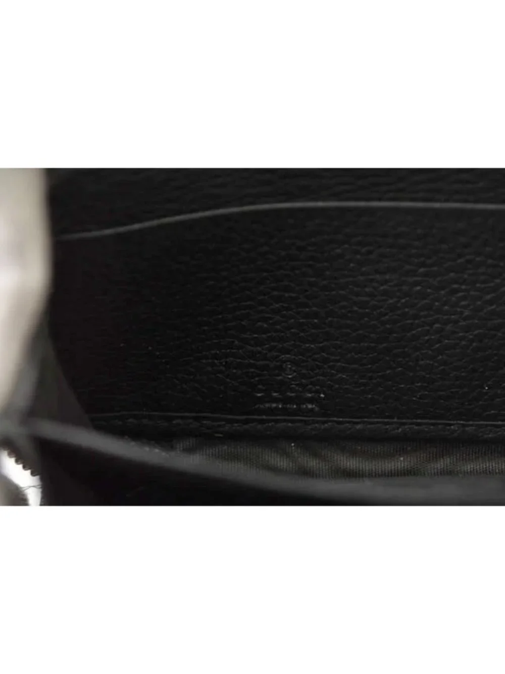 Gucci Long Wallet Vintage Logo Print Black - Picture 5 of 9